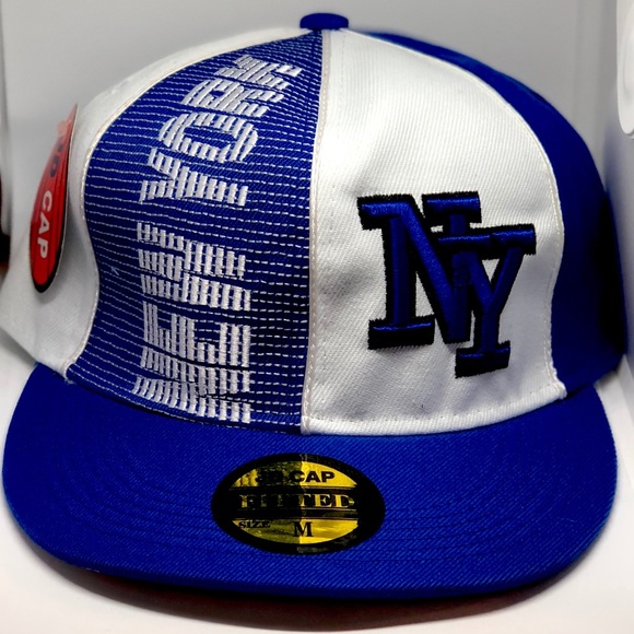 JD CAP FITTED RETRO FLAT Bill NEW YORK MED & Small - Picture 5 of 7